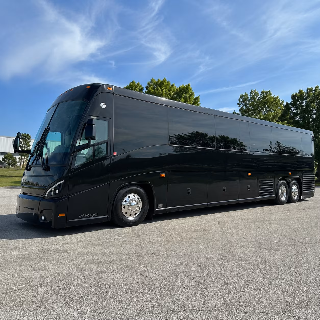 sacramento charter bus interior